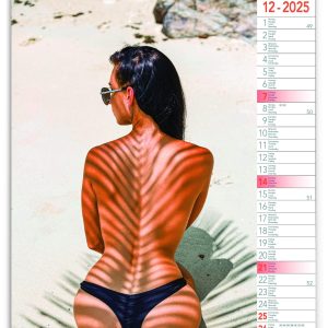 Calendar Tropical Girls 2025 - December