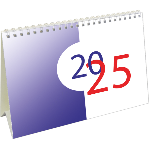 Desk calendar International 2025 - Cover