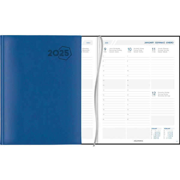 Diary Business 2025 Blue