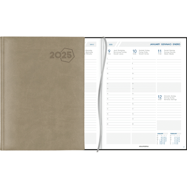 Diary Business 2025 Grey