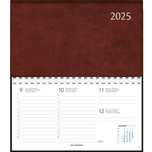 Diary Novoplan 2025 Burgundy