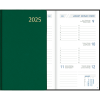 Pocket diary Visuplan 2025 casebound green