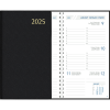 Pocket diary Visuplan 2025 comb bound black