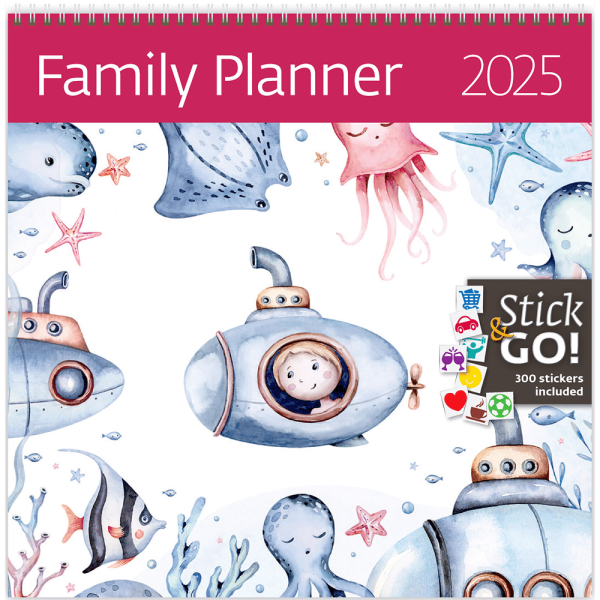 Calendar Family Planner 2025