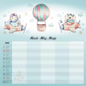 Calendar Family Planner 2025 - March