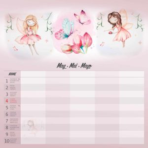 Calendar Family Planner 2025 - May