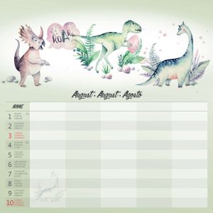 Calendar Family Planner 2025 - August