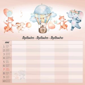 Calendar Family Planner 2025 - September