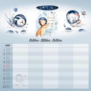 Calendar Family Planner 2025 - October