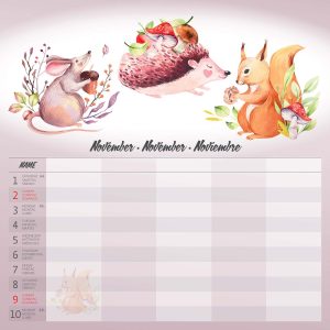 Calendar Family Planner 2025 - November