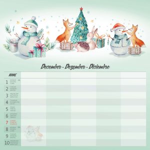 Calendar Family Planner 2025 - December