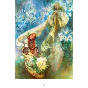 Calendar Art Alfons Mucha 2025 - May