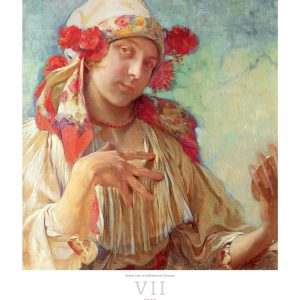 Calendar Art Alfons Mucha 2025 - July