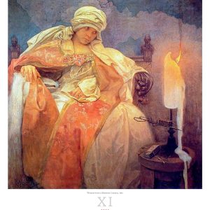 Calendar Art Alfons Mucha 2025 - November