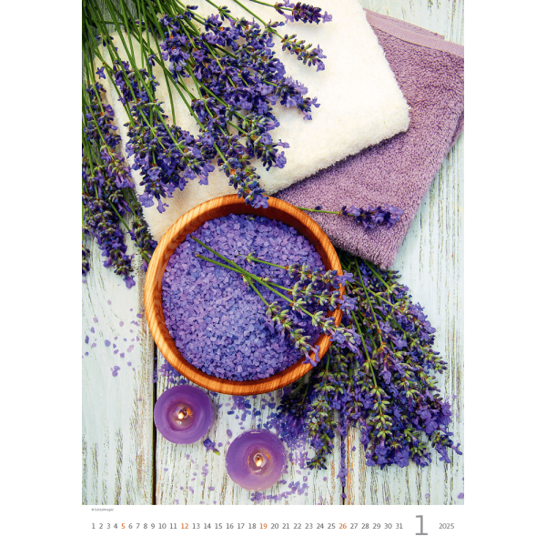 Calendar Provence 2025 - January