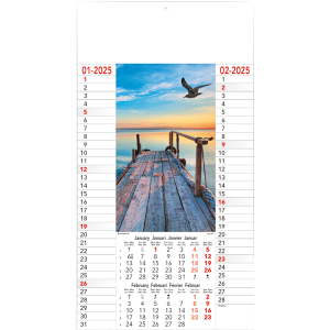 Calendar Seaside 2025